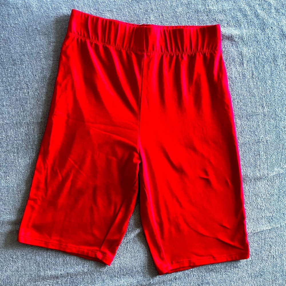 Red shorts